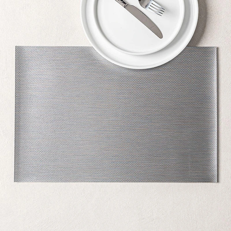 KSP Ritz Metallic 'Weave' PVC Placemat (Silver)