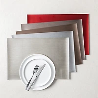 KSP Ritz Metallic 'Weave' PVC Placemat (Champagne)