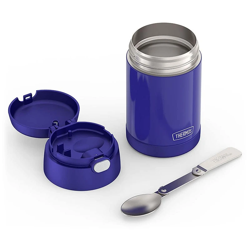 Thermos  Thermal Food Storage Jar-Spoon (Violet)