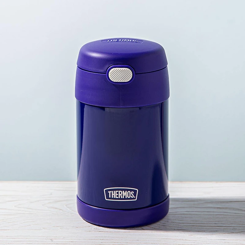 Thermos Thermal Food Storage Jar-Spoon (Violet)