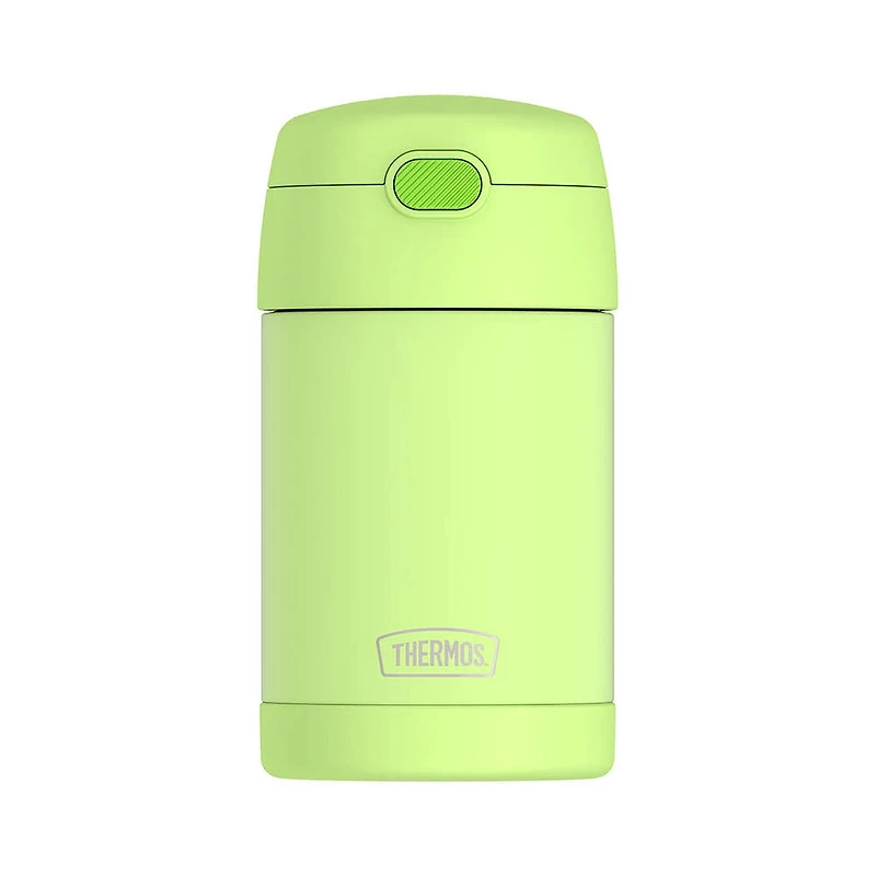 Thermos  Thermal Food Storage Jar-Spoon (Neon Lime)