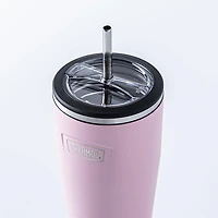 Thermos Icon Series Double Wall Tumbler with Straw (Sunset Pink)