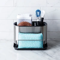 KSP Sinkhub Sink Caddy with Soap Pump (St/St - Black)