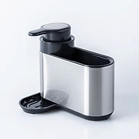 KSP Sinkhub Sink Caddy with Soap Pump (St/St - Black)