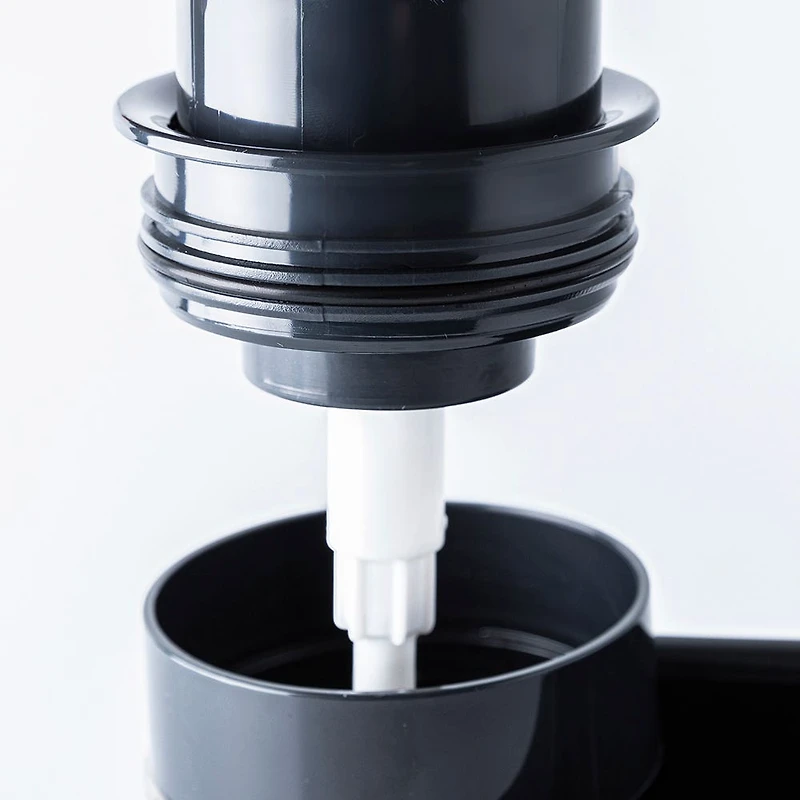 KSP Sinkhub Sink Caddy with Soap Pump (St/St - Black)