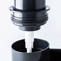 KSP Sinkhub Sink Caddy with Soap Pump (St/St - Black)