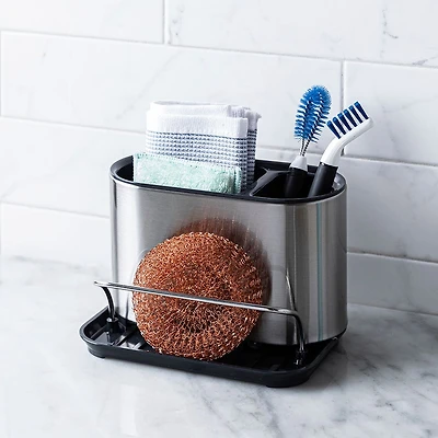 KSP Sinkhub Sink Caddy with Sponge Holder (St/St - Black)