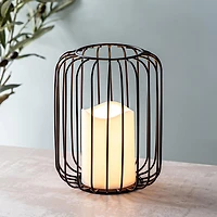 KSP Layne LED Metal Lantern 15x15x18cm (Black)