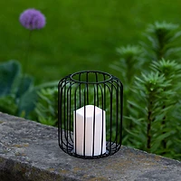 KSP Layne LED Metal Lantern 15x15x18cm (Black)