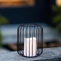 KSP Layne LED Metal Lantern 15x15x18cm (Black)