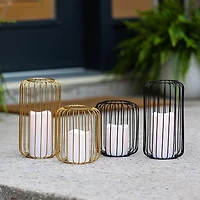 KSP Layne LED Metal Lantern 15x15x18cm (Gold)