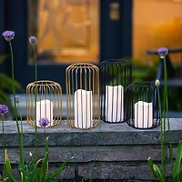 KSP Layne LED Metal Lantern 15x15x18cm (Gold)