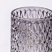 KSP Venezia Glass Shade with LED 8.5x8.5x13cm (Grey)