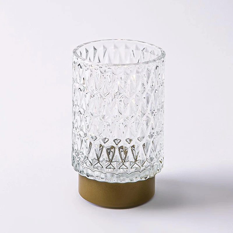 KSP Venezia Glass Shade with LED 8.5x8.5x13cm (Clear)