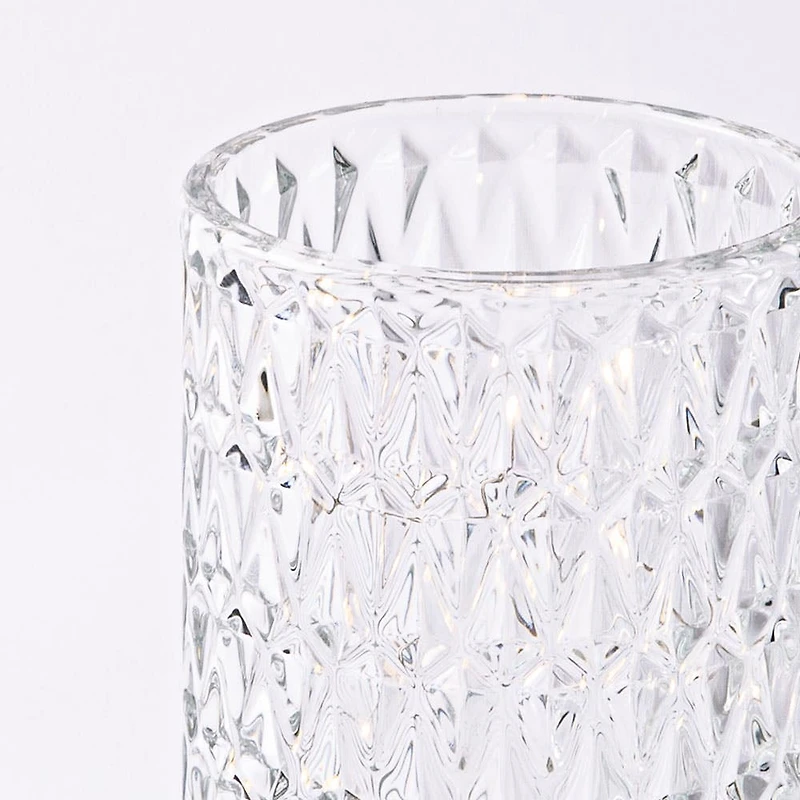 KSP Venezia Glass Shade with LED 8.5x8.5x13cm (Clear)