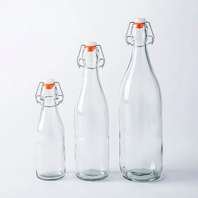 KSP Davenport Glass Bottle with Swing Top Lid 520mL