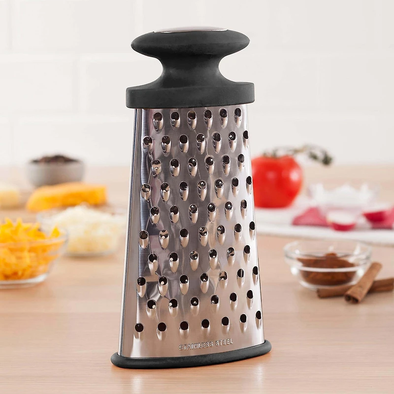 Task Ellipse 2-Sided Tower Grater Oval (Black/Stainless Steel)
