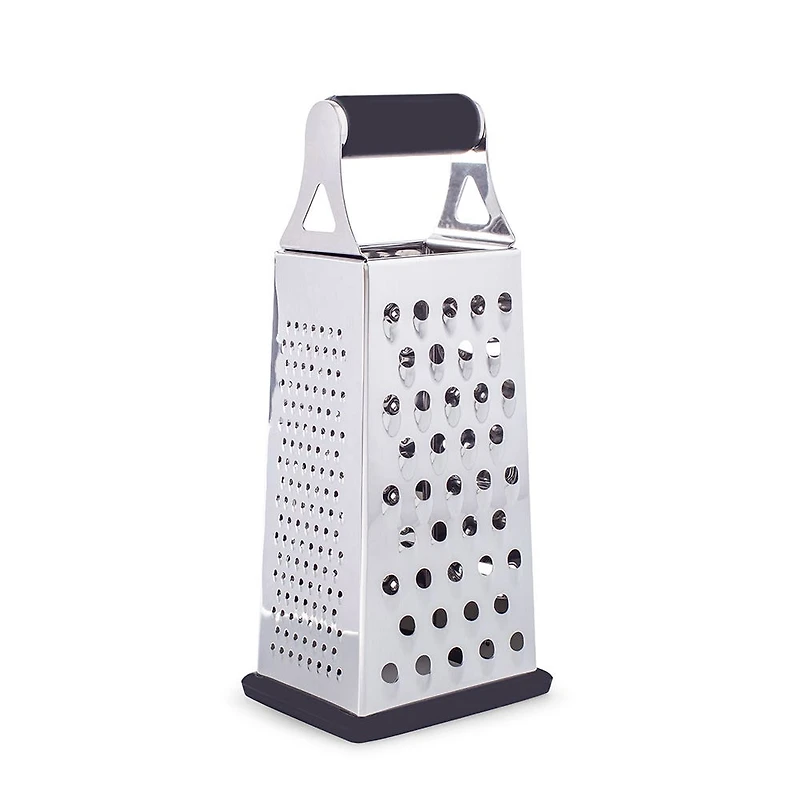 KSP Cuisine Tower Grater 4-Sided Box (Black/Stainless Steel)