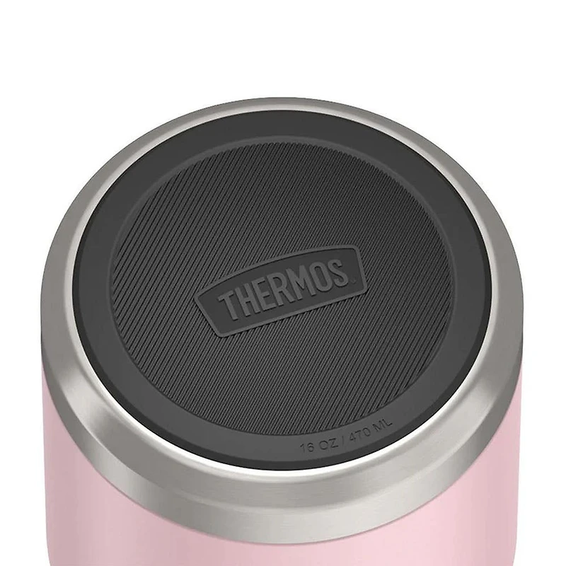 Thermos Icon Series Thermal Food Jar with Spoon (Sunset Pink)