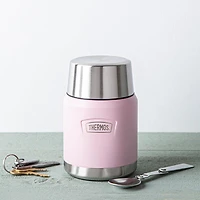 Thermos Icon Series Thermal Food Jar with Spoon (Sunset Pink)