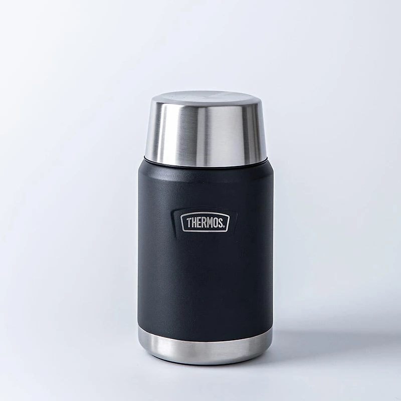Thermos Icon Series 710 ml Thermal Food Jar with Spoon (Granite)