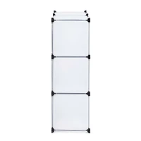 KSP Closet Cube Plastic Storage Cabinet (White/Black)