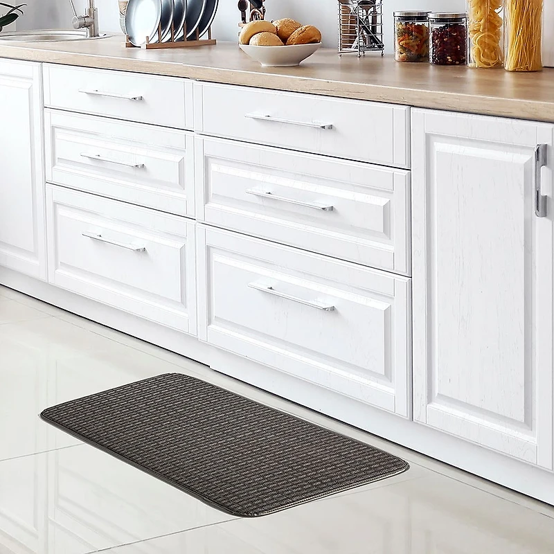 KSP Textaline Anti-Fatigue Memory Foam Mat (Grey