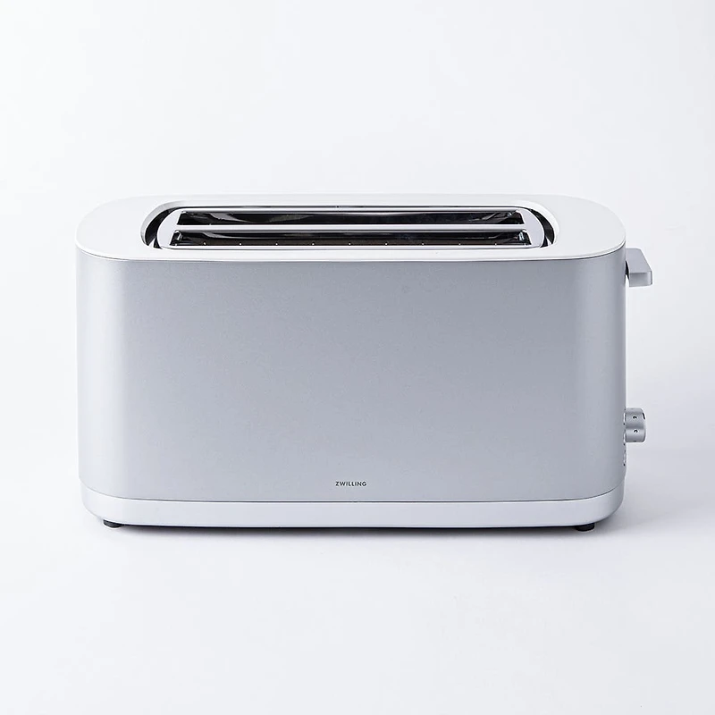 ZWILLING Enfinigy 4-Slice Long Slot Toaster (Silver)