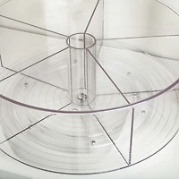 iDesign Linus Pantry Organizer Divided Turntable 11.5" Dia x .5" H