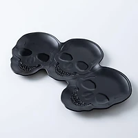 KSP Boo Melamine Skulls Platter (Black)