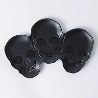 KSP Boo Melamine Skulls Platter (Black)