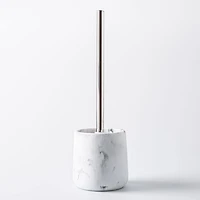 KSP Carrara Marble Resin Toilet Brush (Grey/White)