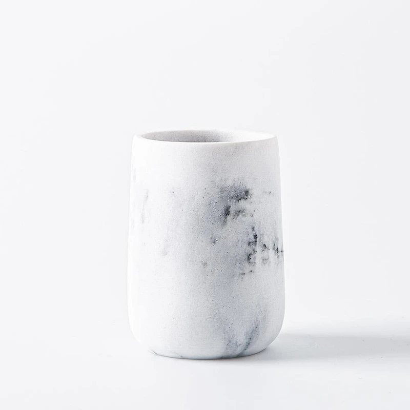 KSP Carrara Marble Resin Tumbler (Grey/White)