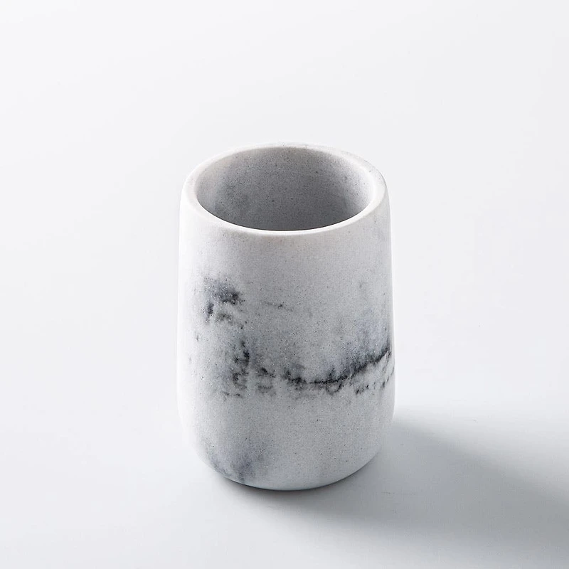 KSP Carrara Marble Resin Tumbler (Grey/White)