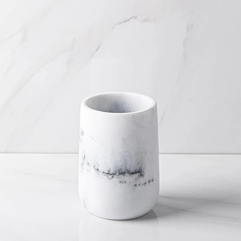 KSP Carrara Marble Resin Tumbler (Grey/White)