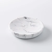 KSP Carrara Marble Resin Soap Dish (Grey/White)