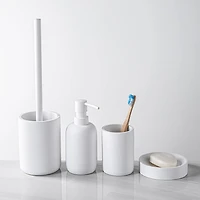 KSP Cloud Resin Toilet Brush (White)