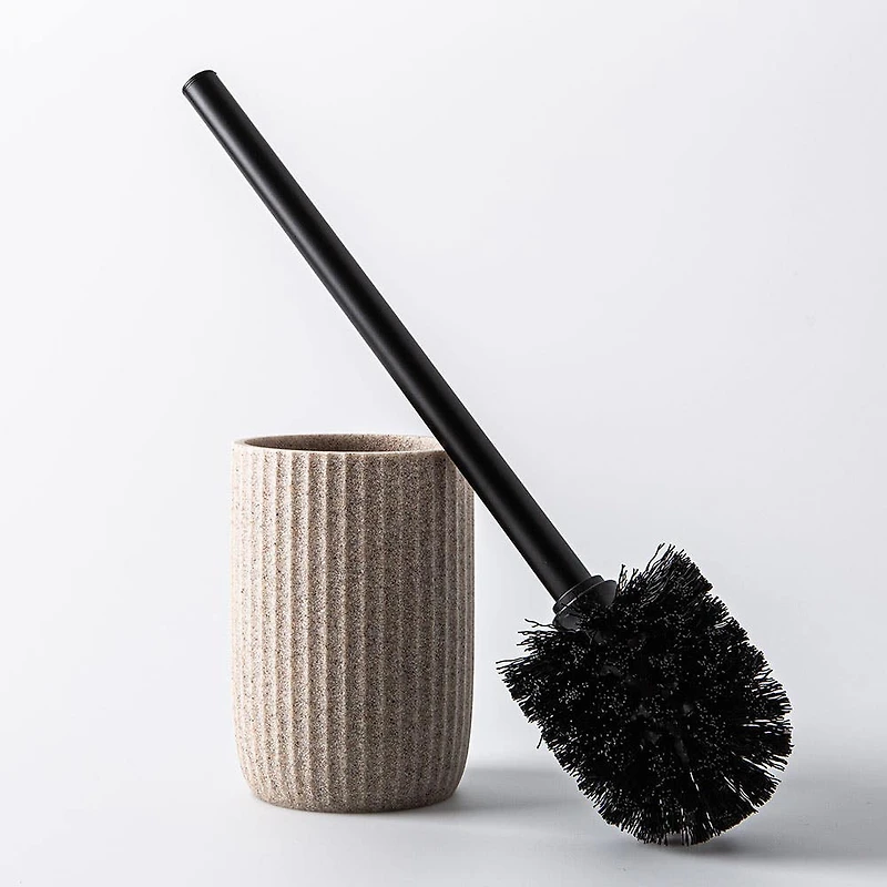 KSP Sandstone Resin Toilet Brush (Taupe)