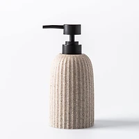 KSP Sandstone Resin Soap Pump (Taupe)