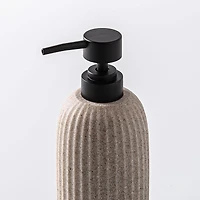 KSP Sandstone Resin Soap Pump (Taupe)
