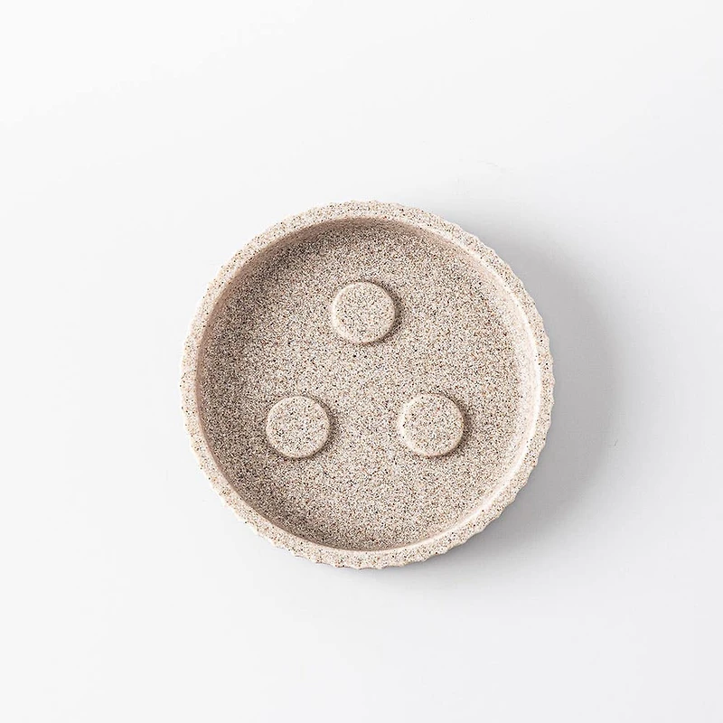 KSP Sandstone Resin Soap Dish (Taupe)