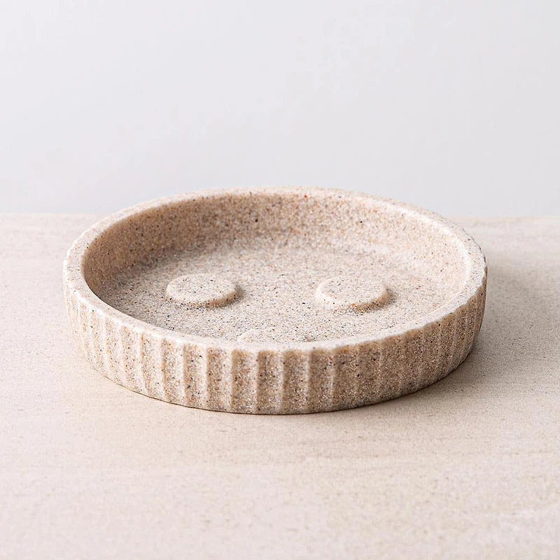 KSP Sandstone Resin Soap Dish (Taupe)