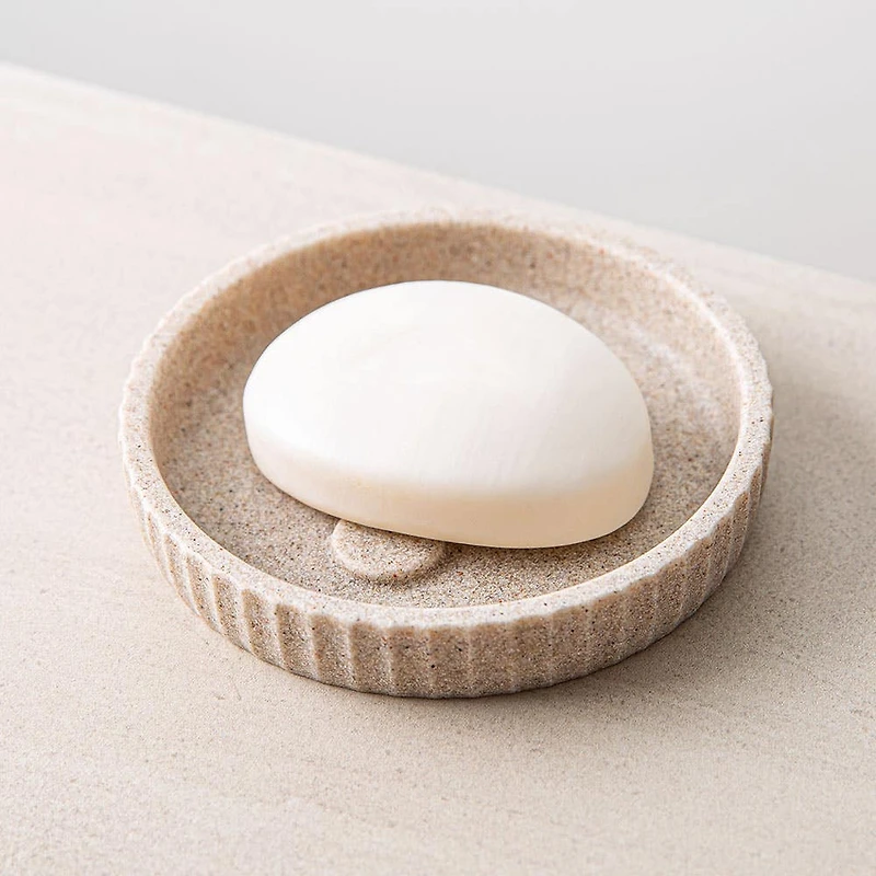 KSP Sandstone Resin Soap Dish (Taupe)