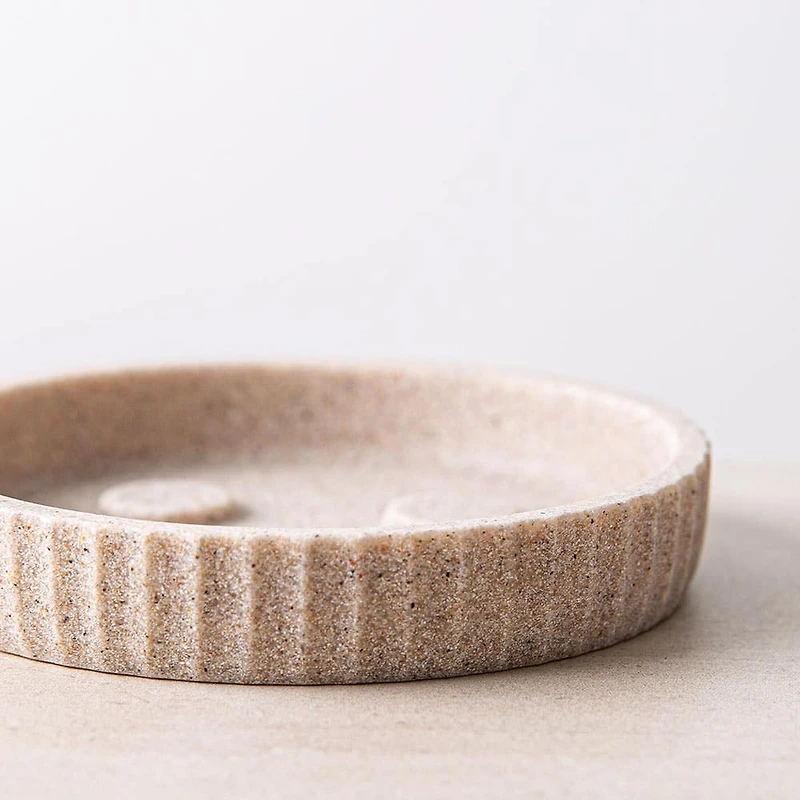 KSP Sandstone Resin Soap Dish (Taupe)