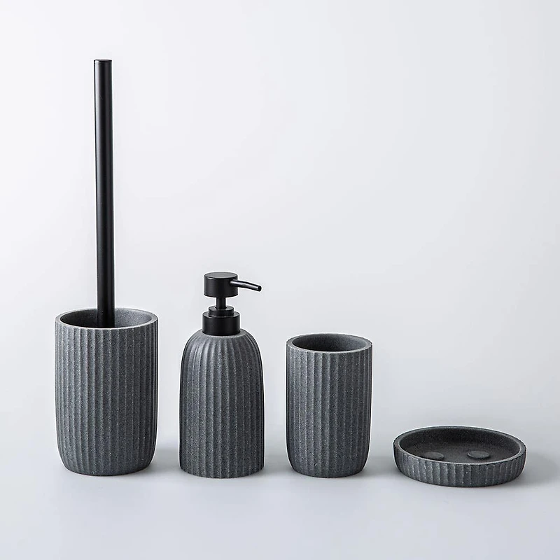KSP Sandstone Resin Toilet Brush (Grey)