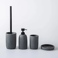 KSP Sandstone Resin Toilet Brush (Grey)