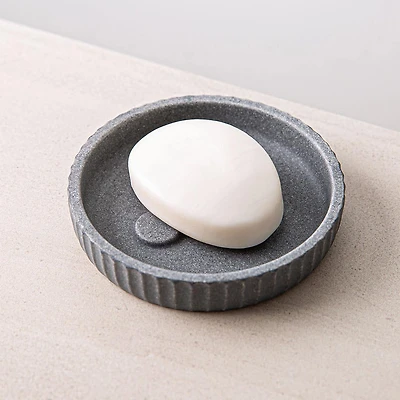 KSP Sandstone Resin Soap Dish (Grey)