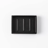 KSP Onyx Resin Soap Dish (Black)