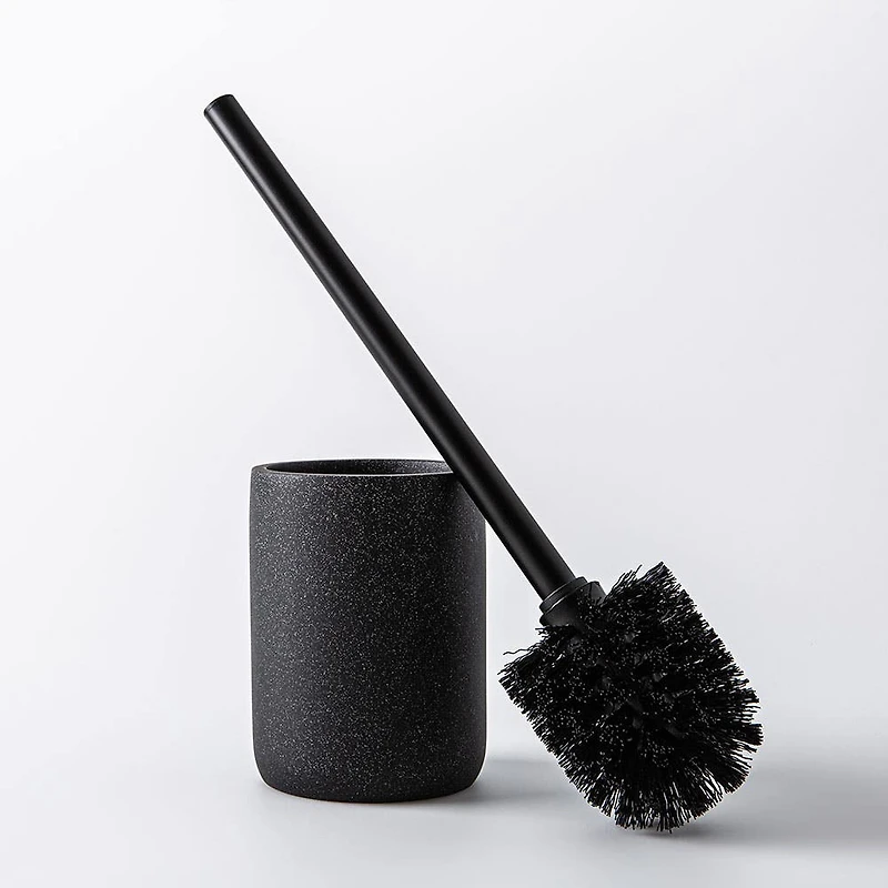 KSP Blackstone Speckle Resin Toilet Brush (Black)