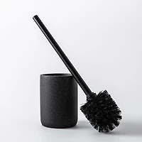 KSP Blackstone Speckle Resin Toilet Brush (Black)